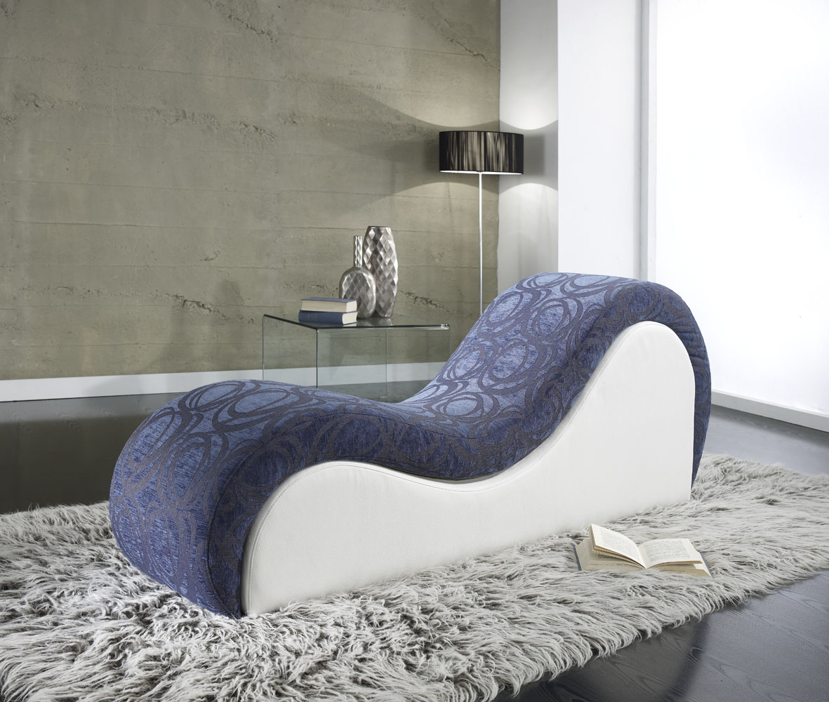 Venus Chaise in Blue at Tantra Designs
